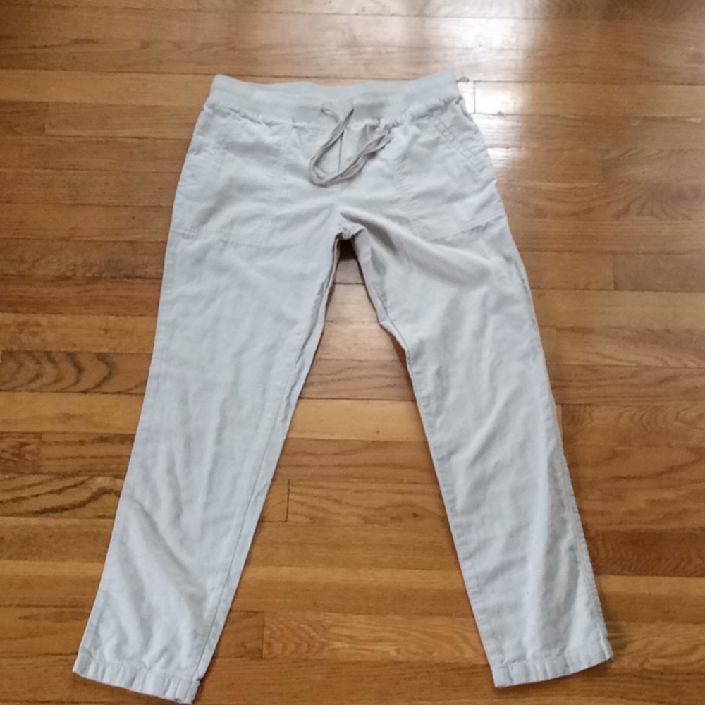 Talbots Light tan pull on pants barely worn